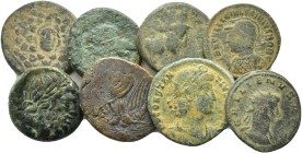 ANCIENT BRONZE COINS.SOLD AS SEEN.NO RETURN.