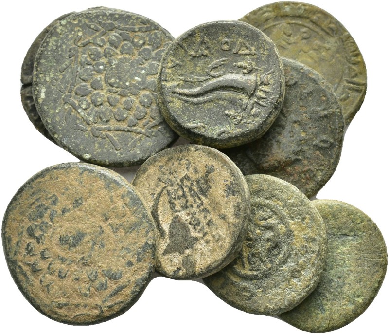 ANCIENT BRONZE COINS.SOLD AS SEEN.NO RETURN.