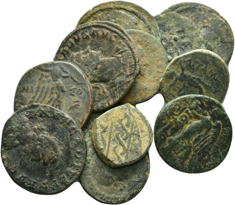 ANCIENT BRONZE COINS.SOLD AS SEEN.NO RETURN.