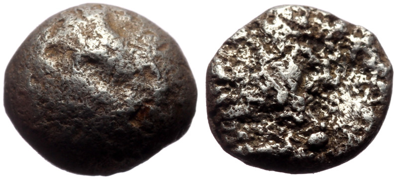 Asia Minor, Uncertain AR Ingot (Silver, 1.03g, 7mm) 6th-5th centuries BC. Uncut ...
