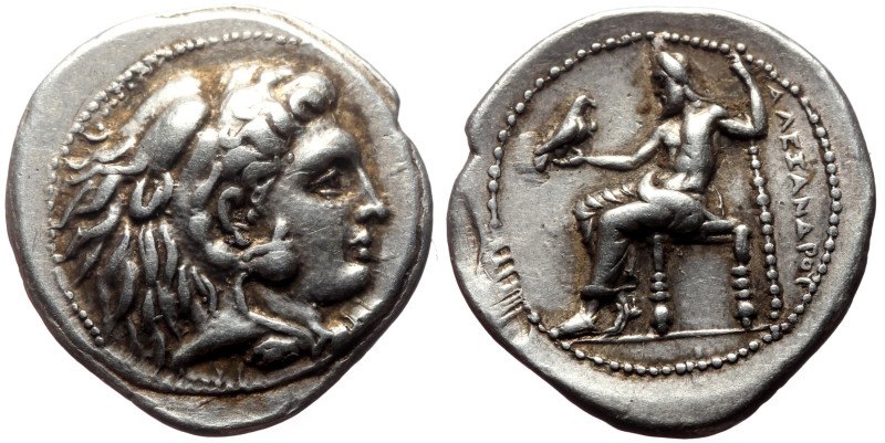 Kings of Macedon, Alexander III 'the Great' (336-323 BC) AR Drachm (Silver, 4.14...