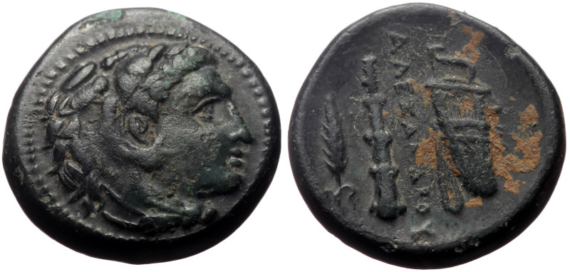 Kings of Maceon, Alexander III 'the Great' (336-323) AE (Bronze, 6.96g, 18mm) Mi...