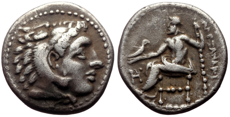 Kings of Macedon, Alexander III the Great (336-323 BC) AR drachm (Silver, 4.14g,...