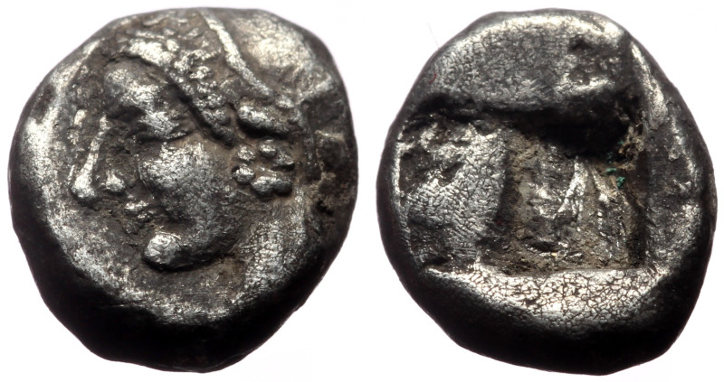 Ionia, Phokaia AR Hemihekte (Diobol?) (Silver, 1.16g, 9mm) ca 521-478 BC. 
Obv: ...