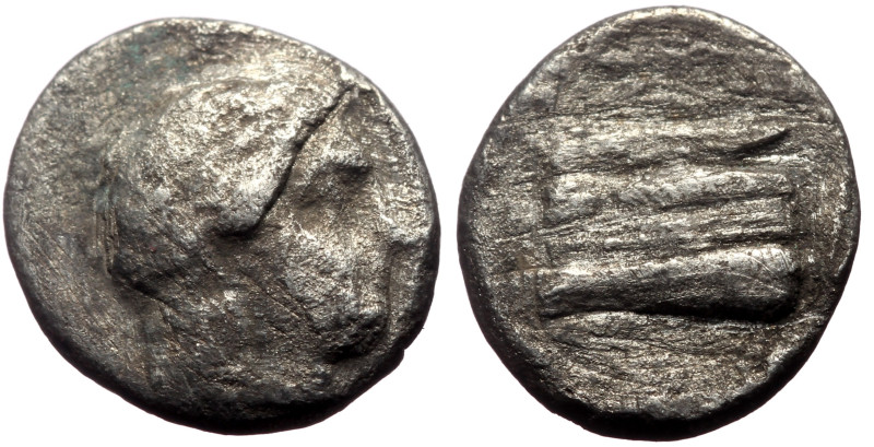 Bithynia, Kios AR Hemidrachm (Silver, 1.82g, 14mm) ca 350-300 BC. unidentified m...