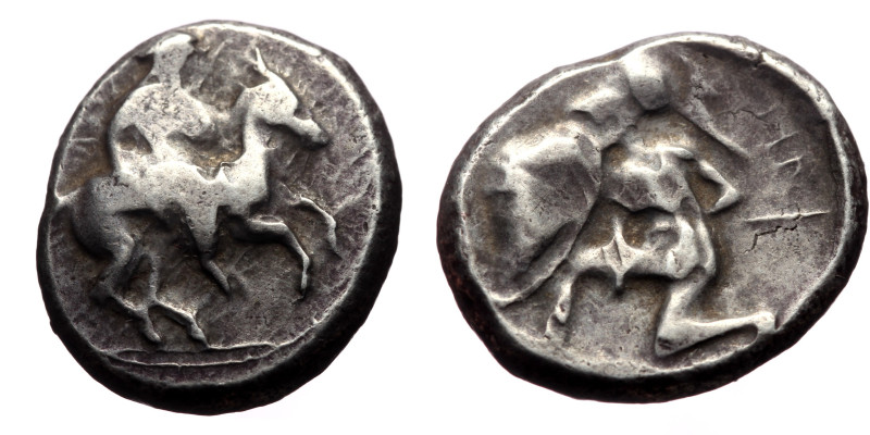 Cilicia, Tarsos AR Stater (Silver, 10.43g, 22mm) ca 410-385 BC.
Obv: Persian sa...