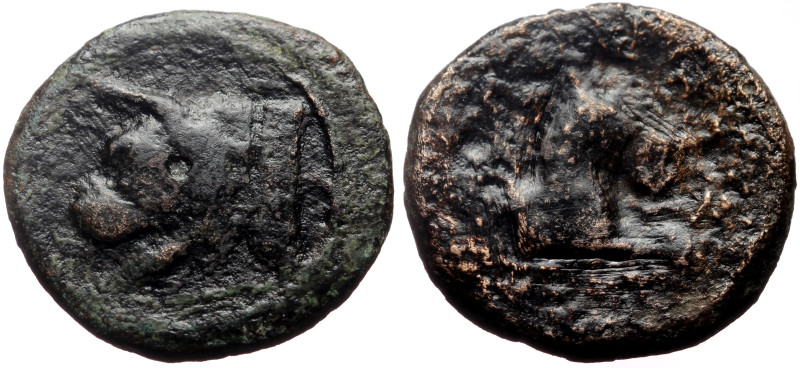 Seleukid Kings of Syria, Demetrios I (162-150 BC) AE (Bronze, 7.14g, 19mm) Uncer...