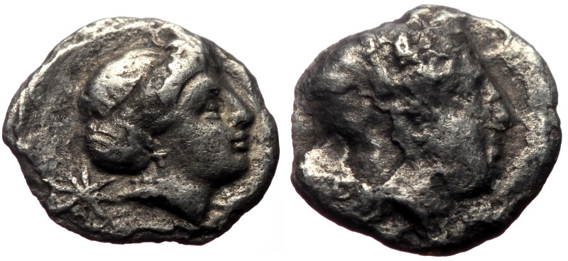 Unidentified Greek AR Trihemiobol (Silver, 0.93g. 11mm)