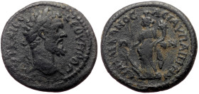 Lydia, Hypaepa AE (Bronze, 6.87g, 24mm) Septimius Severus (193-211) unknown magistrate 
Obv: […] CЄ CЄOVHPOC, Laureate head right. 
Rev: ΕΠΙ […] ΝΟC Α...