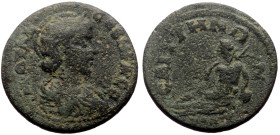 Lydia, Saitta AE (Bronze, 6.63g, 22mm) Philip I (244-249) for Otacilia Severa (Augusta) 
Obv: Μ ΩΤΑΚ ϹΕΒΗΡΑ ϹΕ; diademed and draped bust of Otacilia S...