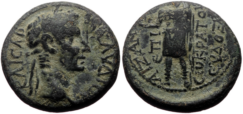 Phrygia, Aizanis AE (Bronze, 5.22g, 20mm) Claudius (41-54) Ti. Sokrates Eudoxos,...