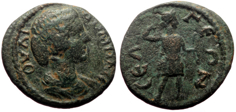 *Just 1 specimen recorded by acsearch*
Pisidia, Selge AE (Bronze, ) Julia Domna...