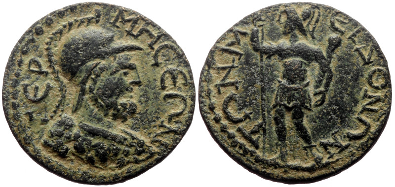 Pisidia, Termessus Major AE (Bronze, 8.52g, 23mm) unknown reign 
Obv: ΤΕΡΜΗϹ(Ϲ)Ε...