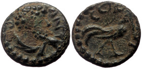 Pisidia, Antiochia AE (Bronze, 1.11g, 12mm) Pseudo-autonomous (3rd century)
Obv : ANTIOCH, Bareheaded and draped bust of Hermes right, with caduceus o...