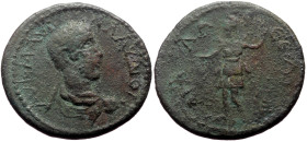 *Just 1 specimen recorded by RPC*
Pisidia, Sagalassus AE (Bronze, 10.44g, 27mm) Claudius II Issue: No marks of value
Obv: ΑΥ Κ Μ ΑΥΡ ΚΛΑΥΔΙΟΝ; laure...