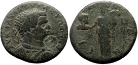 Pamphylia, Side AE (Bronze, 15.89g, 31mm) Caracalla (198-217)