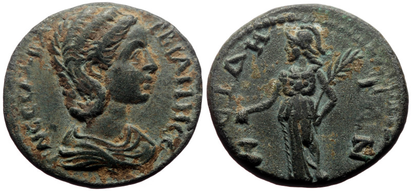 Pamphylia, Side AE (Bronze, 8.00g, 23mm) Orbiana (Augusta, 225-227).
Obv: ΓN CЄ...