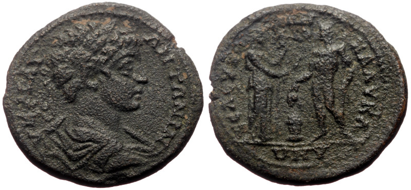 Cilicia, Seleucia ad Calycadnum AE (Bronze, 5.99g, 23mm) Caracalla (198-217)
Obv...