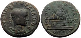 *Just 6 specimens recorded by RPC*
Caesarea, Cappadocia AE (Bronze, 9.09g, 25mm) Gordian III (238-244) Issue: Year Δ = 4 (AD 241)
Obv: ΑΥ Κ Μ ΑΝΤ ΓΟ...
