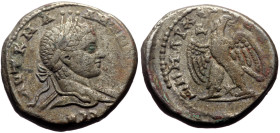 Syria, Seleucis and Pieria, Antioch AR Tetradrachm (Silver, 14.96g, 26mm) Elagabalus (218-222) 'Carrhae issues', 219. 
Obv: AYT K M A•••ANTⲰNЄINOC CЄB...