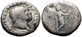 Titus (79-81) AR Denarius (Silver, 2.61g, 17mm) Rome, 79. 
Obv: IMP TITVS CAES VESPASIAN AVG P M •, Laureate head right 
Rev: TR P VIIII IMP XIIII COS...
