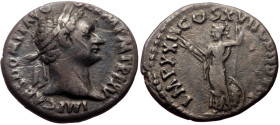 Domitian (81-96) AR Denarius (Silver, 3.03g, 18mm) Rome, 95-96. 
Obv: IMP CΛES DOMIT ΛVG GERM P M TR P XV, laureate head right 
Rev: IMP XXII COS XVII...