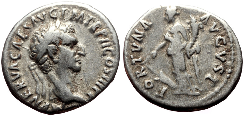 Nerva (96-98) AR Denarius (Silver, 3.13g, 18mm) Rome, 97. 
Obv: IMP NERVA CAES A...