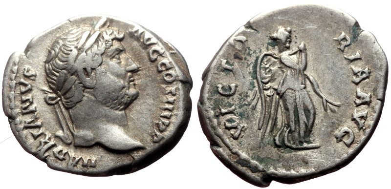 Hadrian (117-138) AR Denarius (Silver, 3.24g, 18mm) Rome, ca. 131-8 
Obv: HADRIA...