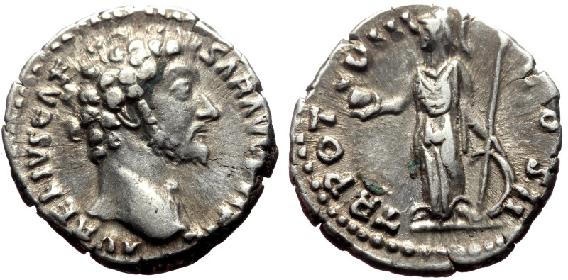 Marcus Aurelius (Caesar, 139-161) AR Denarius (Silver, 18mm, 3.16g, 17mm) Rome, ...