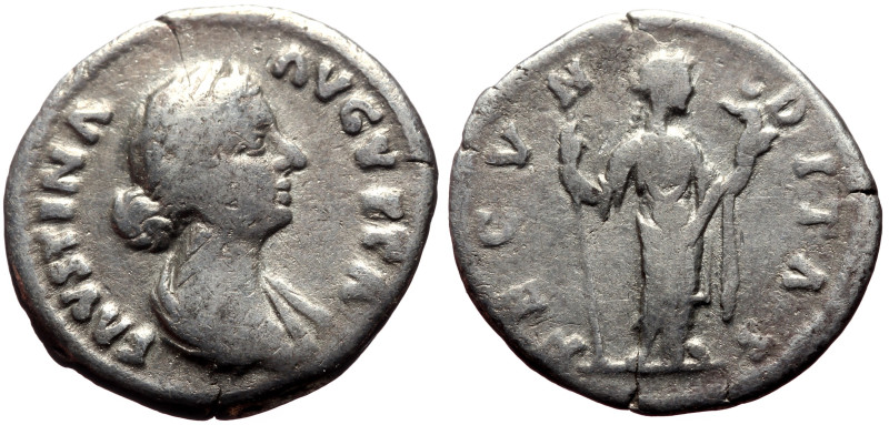 Faustina II, daughter of Antoninus Pius and wife of Marcus Aurelius (161-176) AR...