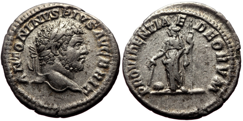 Caracalla AR Denarius (Silver, 2.93g, 19mm) Rome, 210-213. 
Obv: ANTONINVS PIVS ...