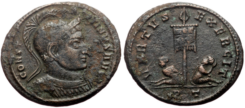 Constantine I The Great (307-337) AE Follis (Bronze, 2.55g, 19mm) Treveri, 320-1...