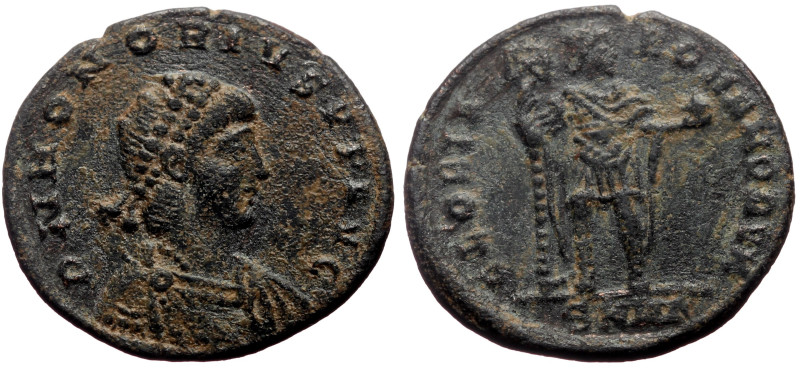 Honorius (393-423) AE (Bronze, 3.38g, 22mm) Cyzicus, 392-395. 
Obv: D N HONORIVS...