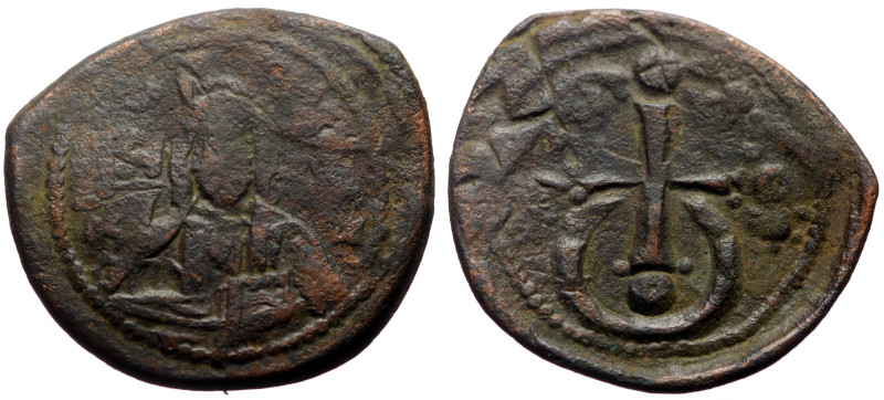 Anonymous, attributed to Alexius I (ca 1081-1118) AE Follis (Bronze, 27mm, 7.23g...