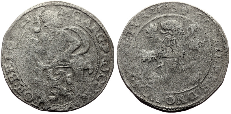 Netherlands, Dutch Republic AR Leeuwendaalder (Lion Thaler) (Silver, 26.08g, 41m...