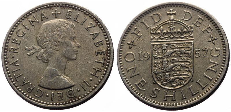 United Kingdom, 1 shilling (5.65g, 24mm) 1957