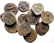 12 Ancient AE Coins (Bronze, 115.49g)