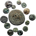 15 Ancient AE Coins (Bronze, 43.65g)