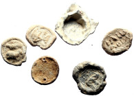 6 Byzantine Pb Seals (34.89g)
