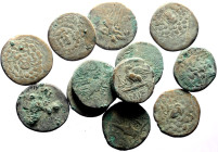 12 Ancient AE Coins (Bronze, 91.86g)