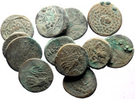 12 Ancient AE Coins (Bronze, 84.47g)