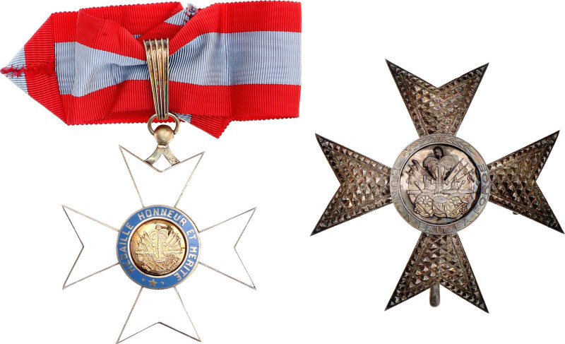 Haiti Honor & Merit Order Grand Officer Set 1932 R3

Barac# 44-45; vgAg; GC 72...