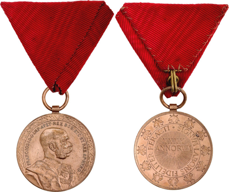 Austria Honor Medal for 40 Years of Faithful Service 1898 

Barac# 301; for ci...