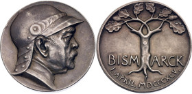 Germany - Empire  Commemorative Medal in Memory of 80th Birthday of Bismarck 1895