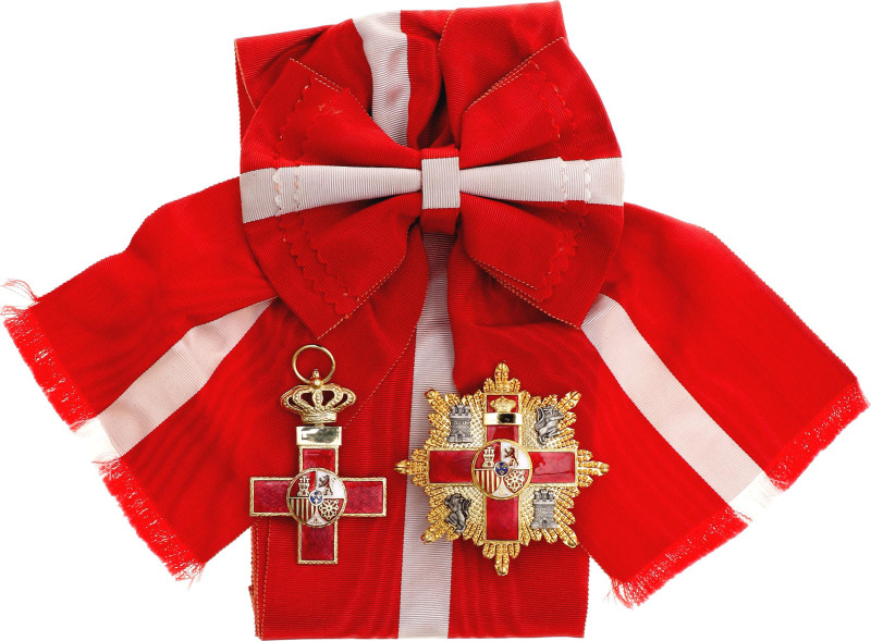 Spain Order Of Military Merit Grand Cross Set - Red Division with Miniature 2003...