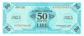 ITALIA - Allied Military Currency 50 Lire Crapanzano Giulianini OS59B C 1943a FLC Certificato Cartamoneta.com FDS
FDS