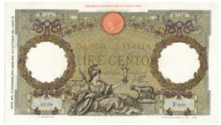 ITALIA - 100 Lire Capranesi “Aquila Romana” - Crapanzano Giulianini 249 C 19/12/1940 Azzolini / Urbini Eccezionale! Certificato peritale di Cartamonet...