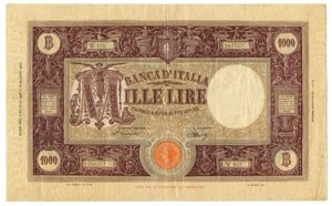 ITALIA - 1000 Lire Barbetti Luogotenenza - Crapanzano Giulianini 416A 9/6/1945 E...