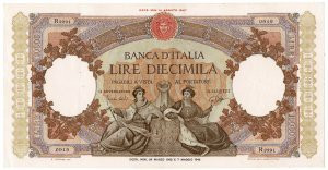 ITALIA - 10000 Lire Repubbliche Marinare - Crapanzano Giulianini 571 C 24/3/1962...