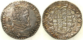 NAPOLI - Filippo II d’Asburgo (1554-1598) - Mezzo ducato, MIR160 AG 14,80 Esemplare eccezionale che unisce un modulo ampio e regolare, un'eccellente r...